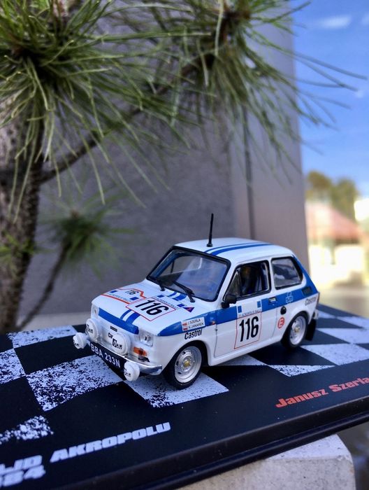 FIAT 126P rajdowy-auta PRL,model,rally cars,autka,kolekcja
