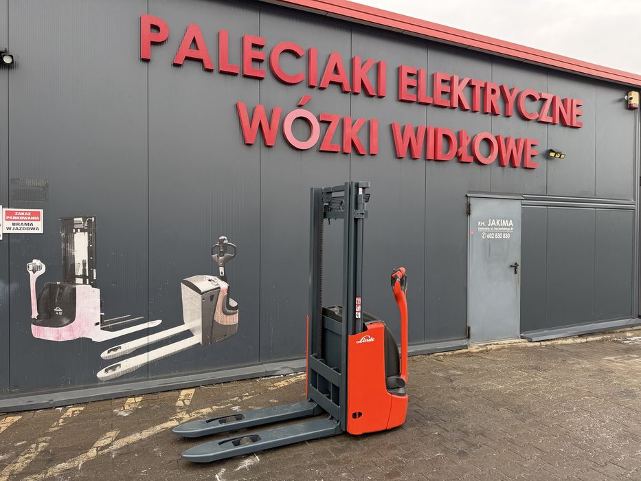 Paleciak elektryczny Linde L 12 jak Nowy 169 motogodzin 2018 r 290 cm