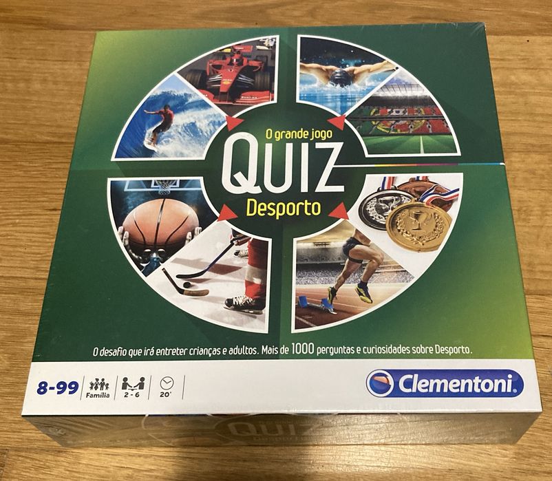 Clementoni Quiz Desporto NOVO