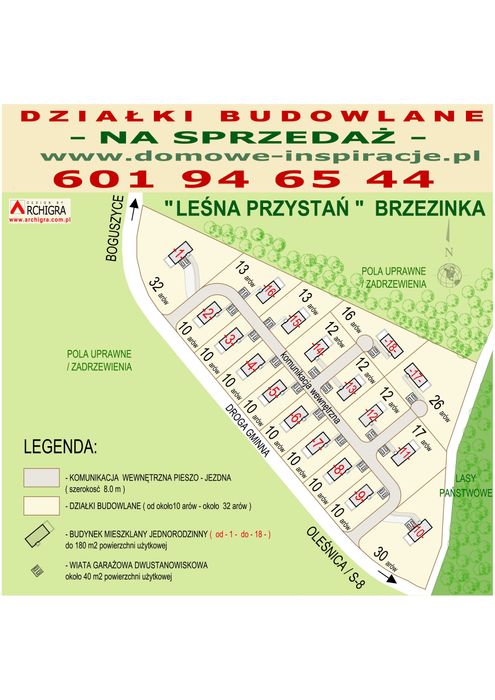 Działka budowlana Nr.1