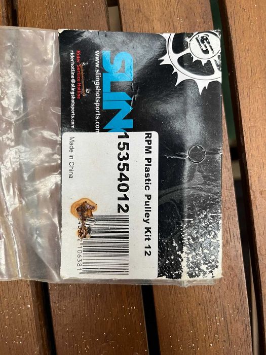 Kitesurf: Slingshot RPM Plastic Pulley Kit para tamanho 12 metros