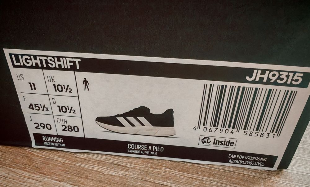 Adidas Lightshift 45 1/3 JH9315 Nowe