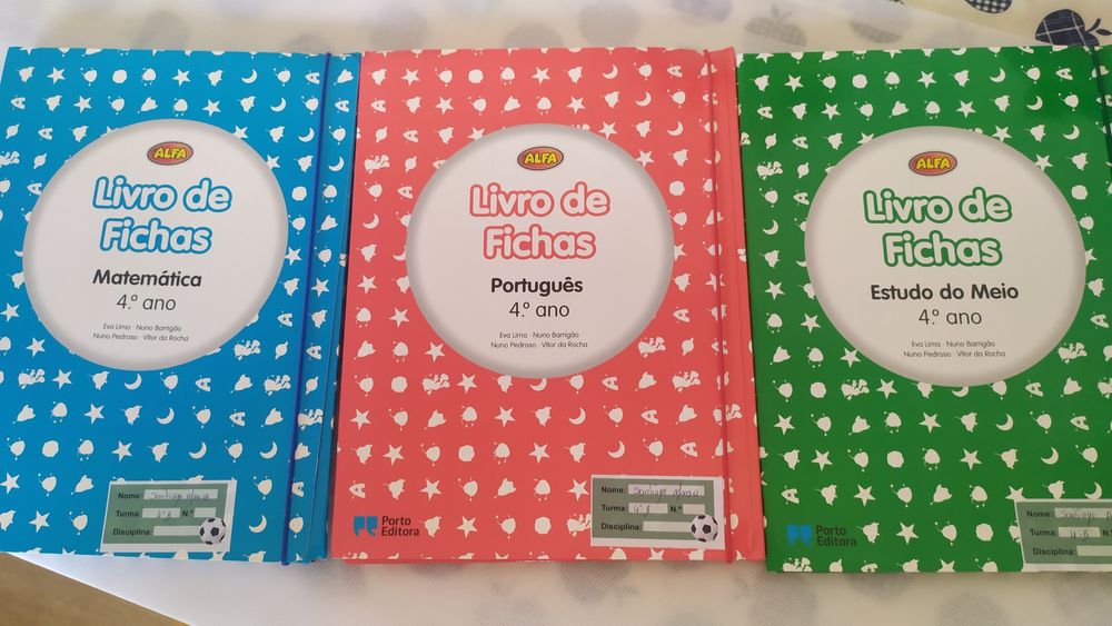 Livro de fichas 4 ano Alfa novos
