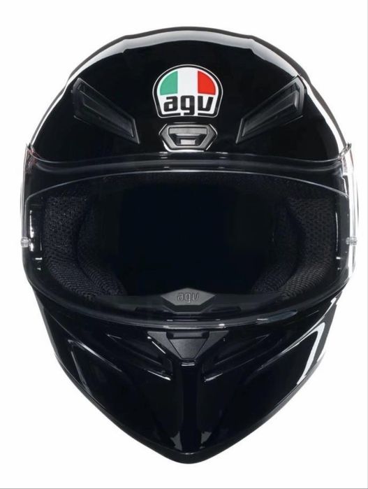 Kask integralny AGV K1  BLACK czarny połysk M L unisex