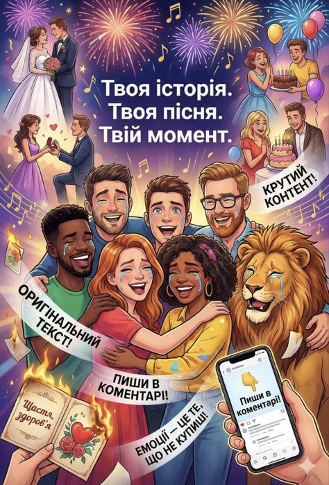 Індивідуальні пісні на замовлення