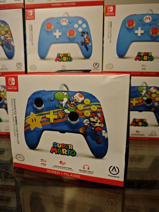 Nintendo Switch comando c/ fio Selado Edição Super Mario Brick Breaker