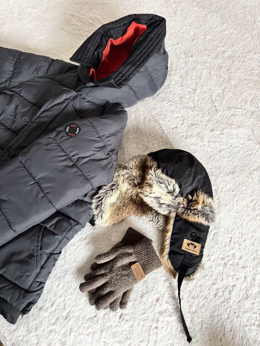 Куртка зимня для хлопчика Mayoral + шапка ушанка