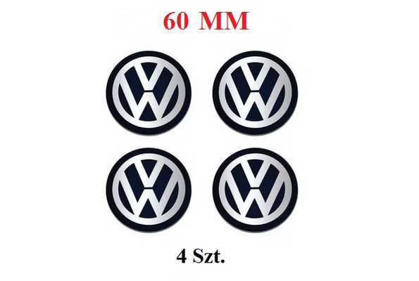 Naklejka/emblemat ALUMINIUM VW 60 MM 4 SZTUKI!