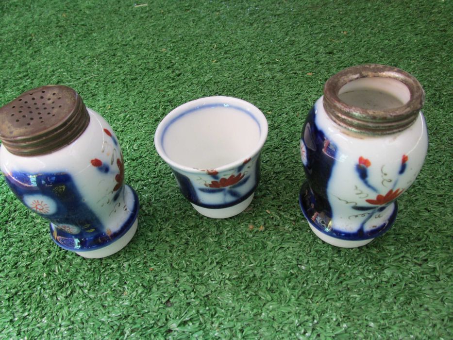 Stary komplet do przypraw - Arita - Kenji - Imari  Okres. Edo  Japan