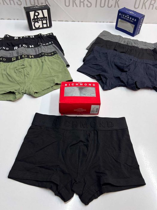 Чоловічі боксери RICHMOND оптом, сток оптом білизна чоловіча
