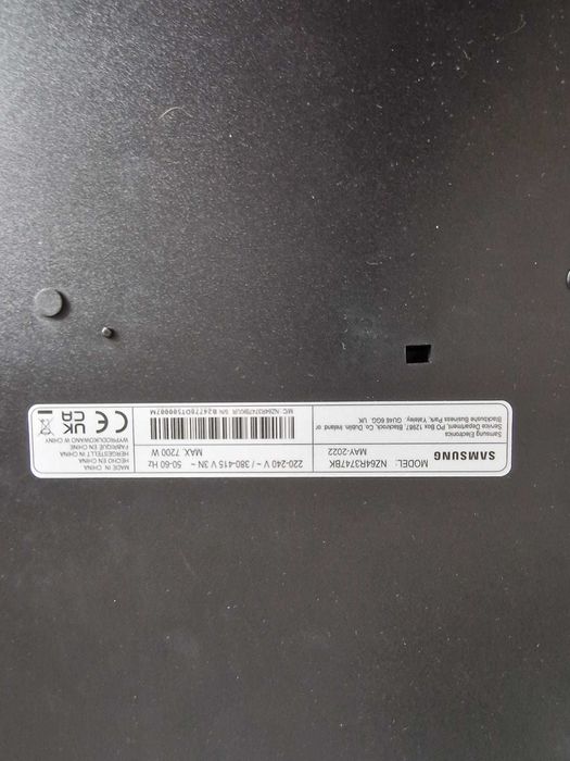 SAMSUNG Model: NZ64R3747BK