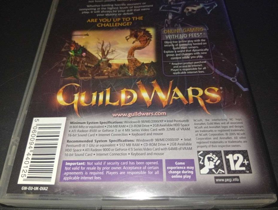 Guild Wars Prophecies (PC, 2005) — DVD-box,+ артбуки для полочки коллекции