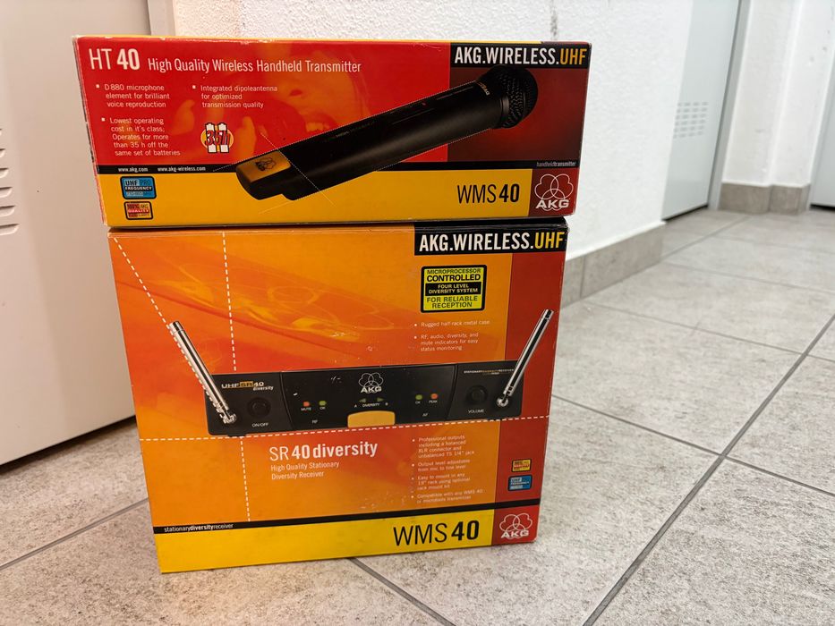 Microfone sem fios AKG