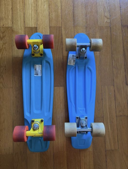 Skateboard kids/criança junior plastic/plastico blue/azul + yamba blue corail oxelo/decathlon