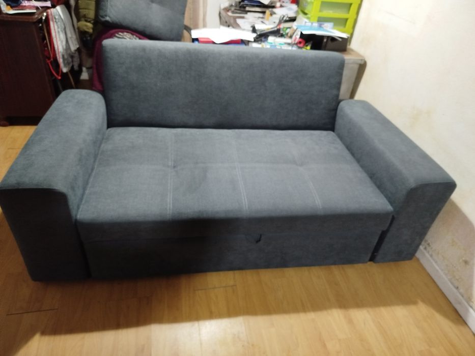 Sofá (cama)  Mira Cinzento