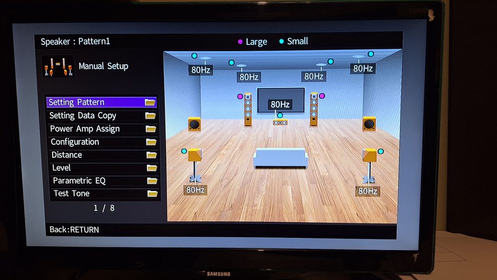 9.2 Yamaha RX-A3070 Wi-fi BT 4k Atmos ARC MusicCast 150W