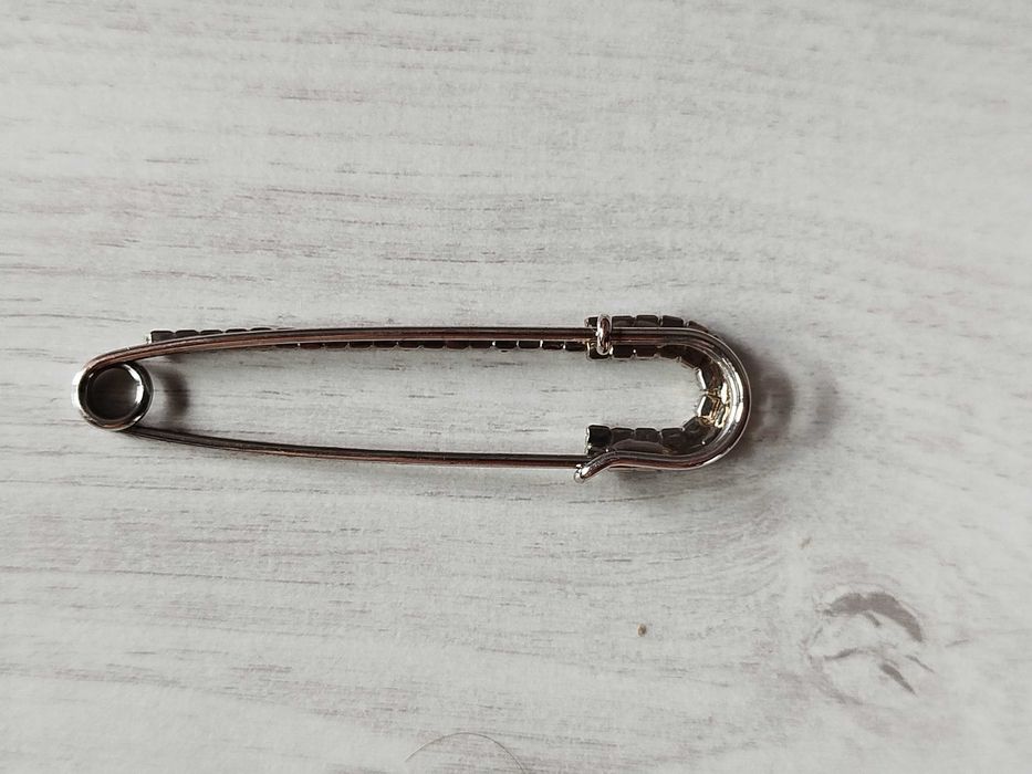 Kryształowe szpilki z kryształu górskiego Broszki Metalowy