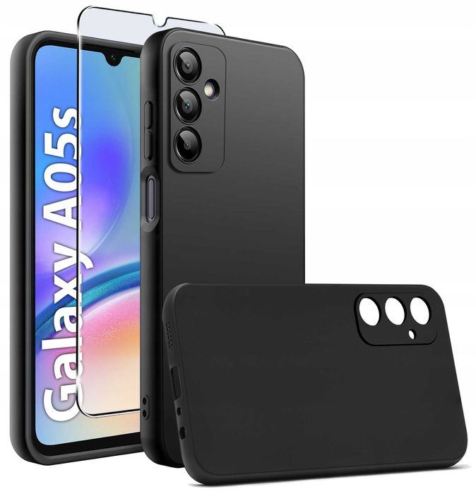 Etui Slim Matt do Samsung Galaxy A05s + Szkło Hartowane