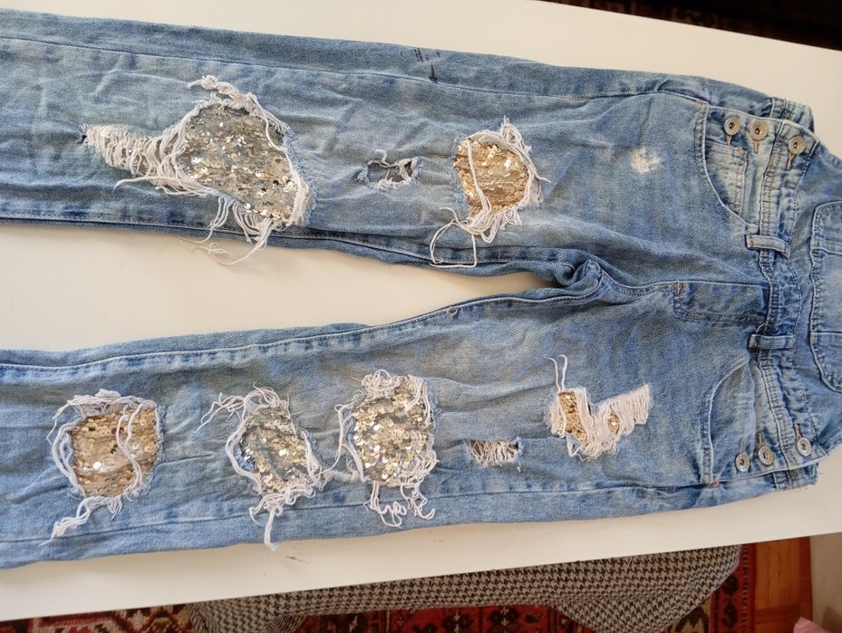 Jardineira com lantejoulas XS