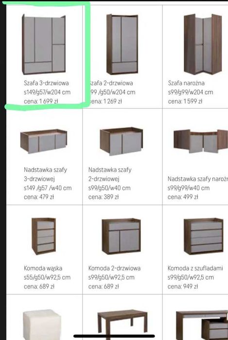 Meble do sypialni IN BOX firmy VOX