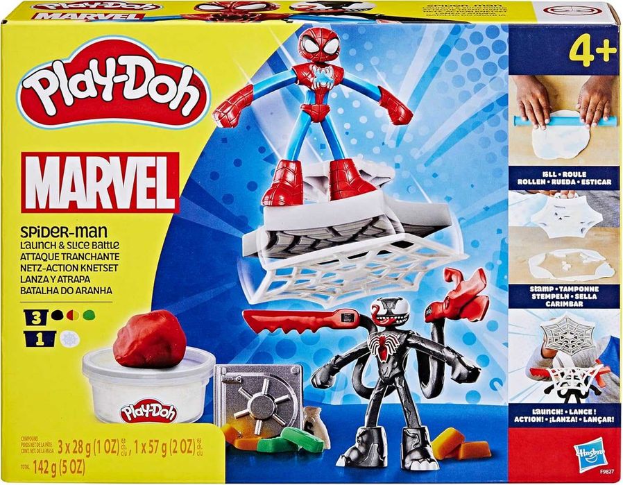 ОРИГИНАЛ! Набор Плей До Человек паук Play-Doh Marvel Spider-Man F9827