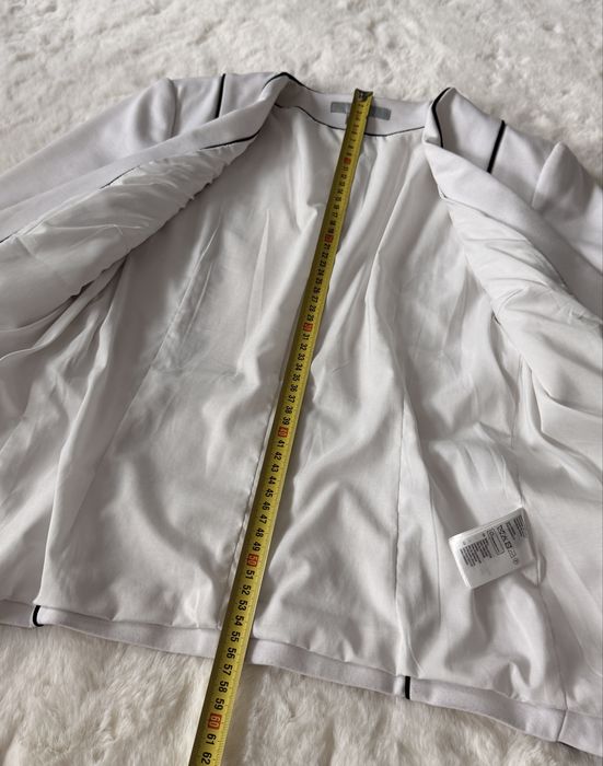 Biała marynarka H&M rozm. M/38