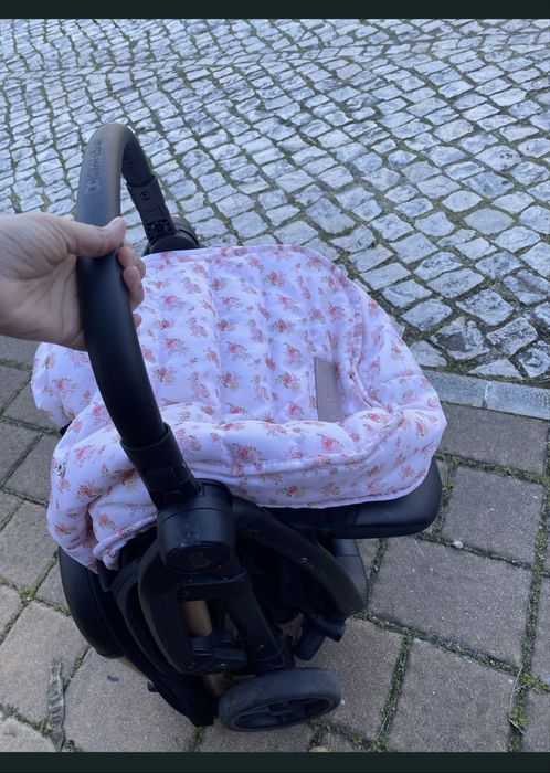 Carrinho e ovinho como novo o saco rosa da para tirar