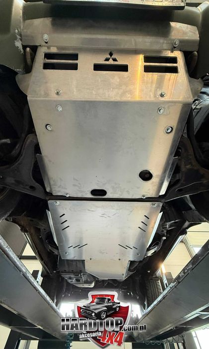 KOMPLET Osłon Aluminium 6mm MITSUBISHI PAJERO4 Silnik Skrzyni REDU/ZBI