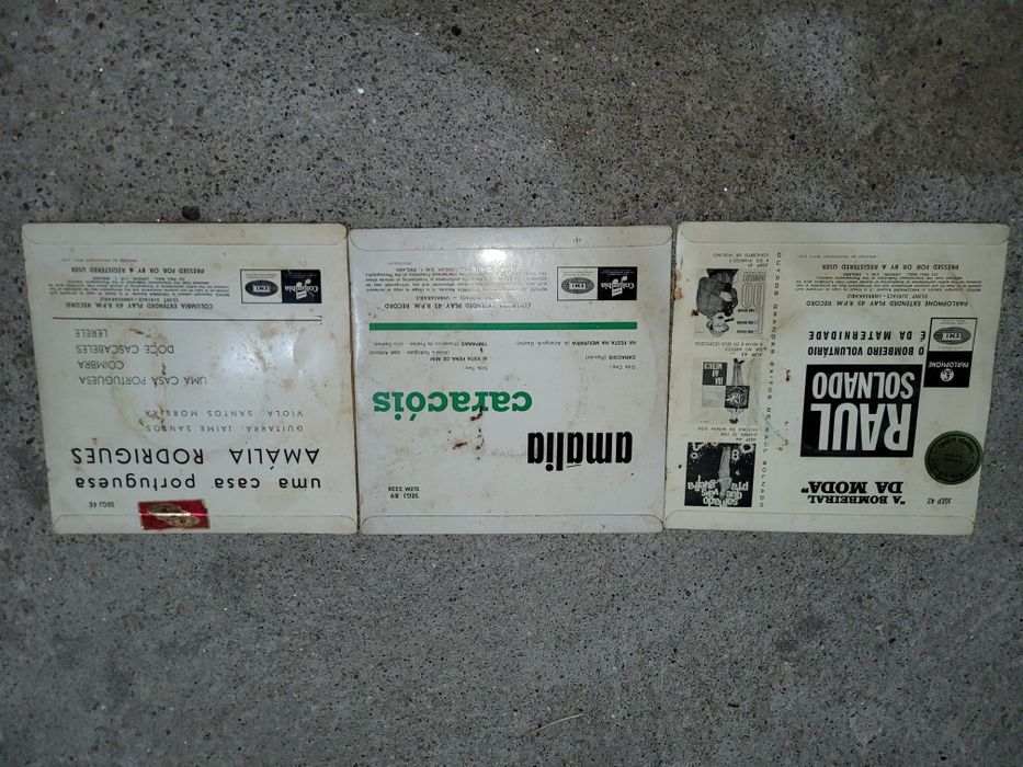 3 discos vinil Amália e Raul Solnado