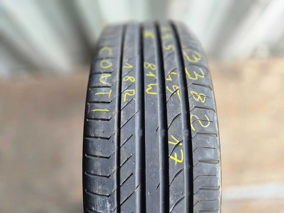 1x Continental ContiSportContact 5 195/45r17 81W 6,3mm Rant ochronny N3382