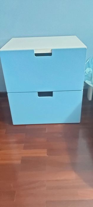 Cómoda crianças com 2 gavetas