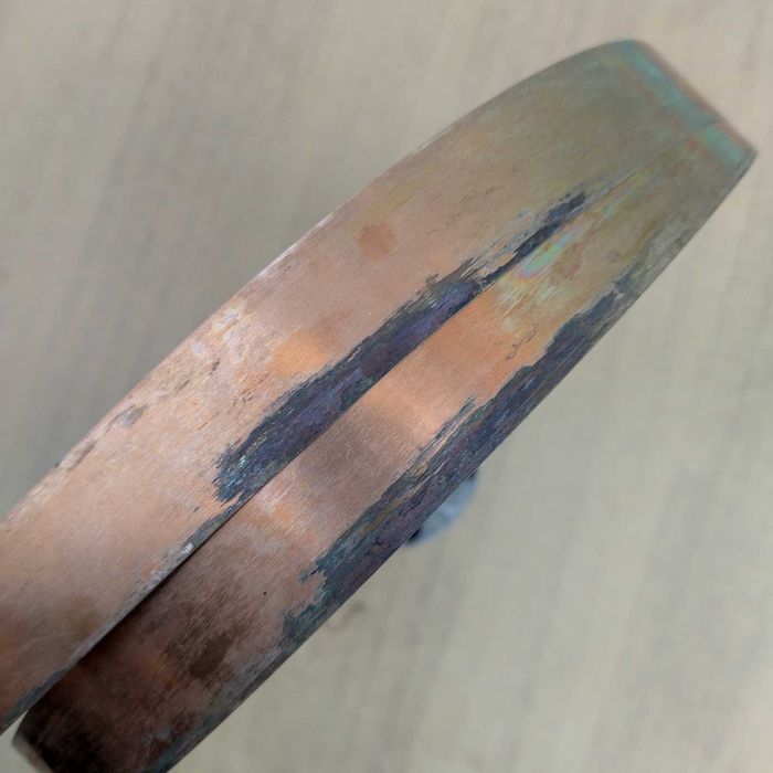 Лента медная 0.2мм полоса для сварки пайки