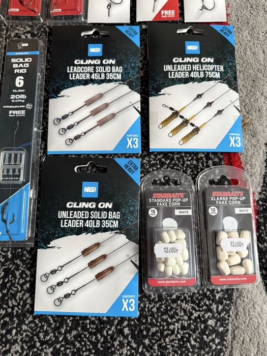 Mega Zestaw Przyponów Karpiowych Nash