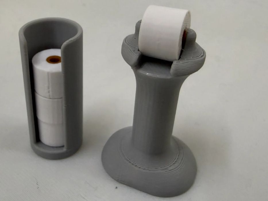 Rolo de Papel Higiénico Miniatura para Casa de Bonecas (Escala 1:12)