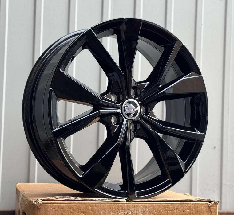 Alufelgi 5x100 r18 SKODA NOWE OEM! Kamiq Rapid Fabia Roomster Scala 6# Felgi aluminiowe oryginał VW