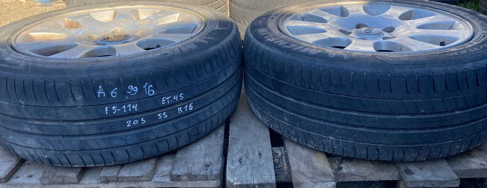 Jantes Audi R16 Com Pneus 205/55 Furação 5X112