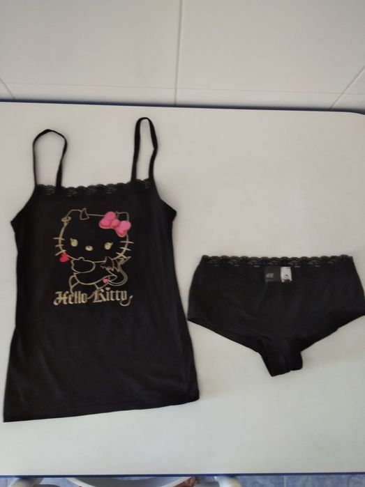 Conjunto Hello Kitty da H&M tamanho 34