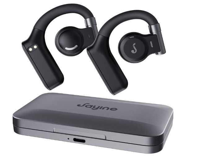 JAYINE Open Ear słuchawki Bluetooth, bezprzewodowe słuchawki Bluetooth 5.3 S484