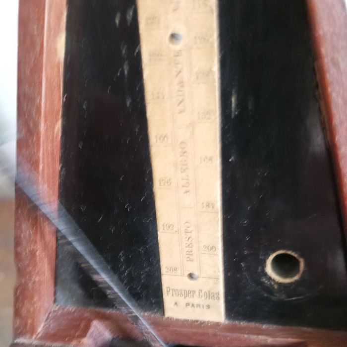 Metrônomo de Maelzel antigo (1846 a 1865)