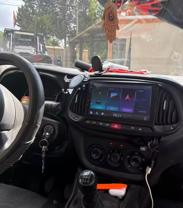Radio Android 9" Fiat Doblo (4 GB + 32 GB) + Carplay + GPS (NOVOS )