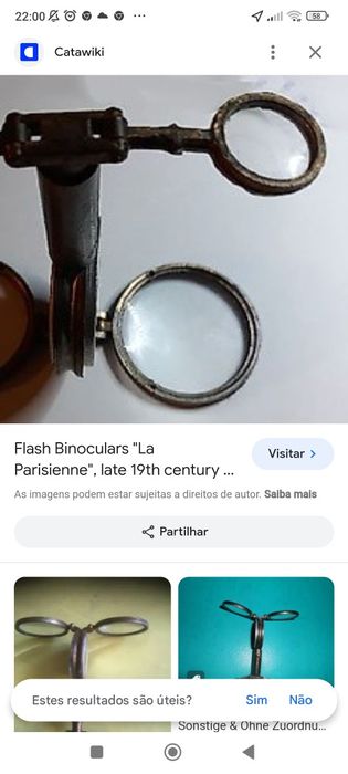 Flash binocular parisiense do século XIX