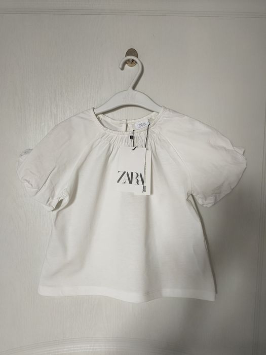 Bluzka popelinowa Zara 116 Nowa