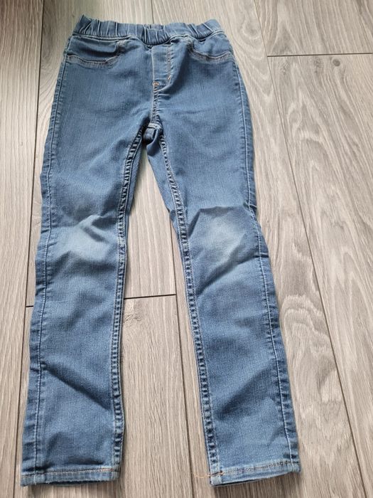 Spodnie dziewczęce 2 pary  r. 104