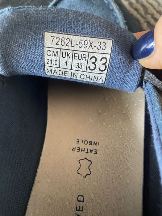 Mokasyny zamszowe chłopięce