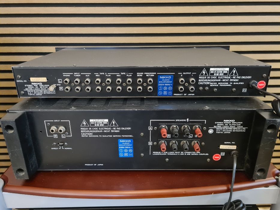 Nikko Alpha 230 Beta 30 koncowka z przedwzmacniaczem stereo