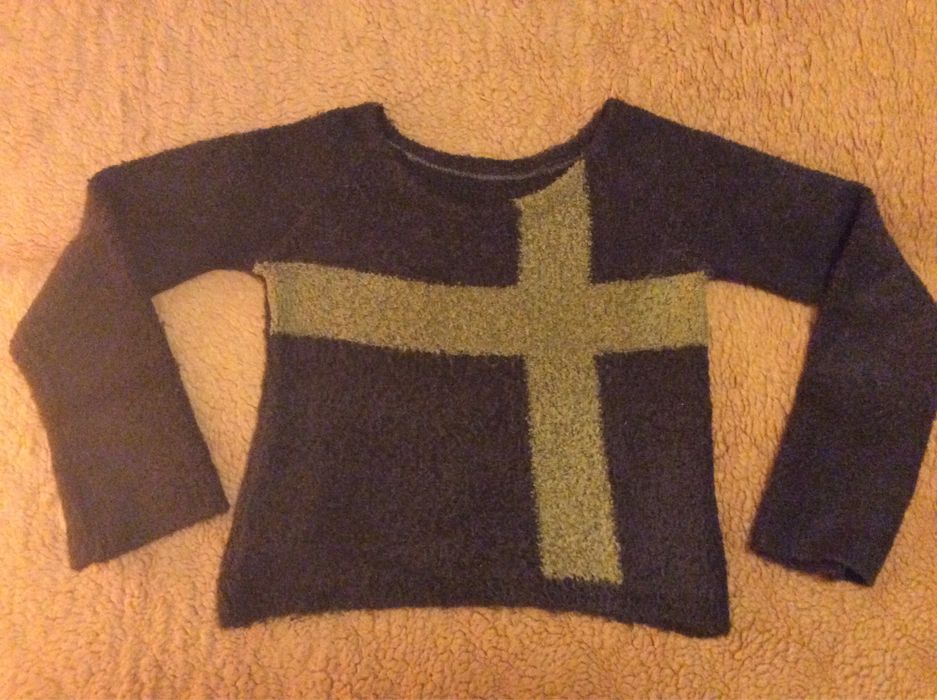 Sweter damski brązowy