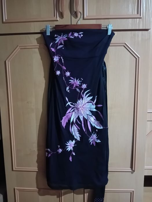 Sukienka bez ramiączek XS S