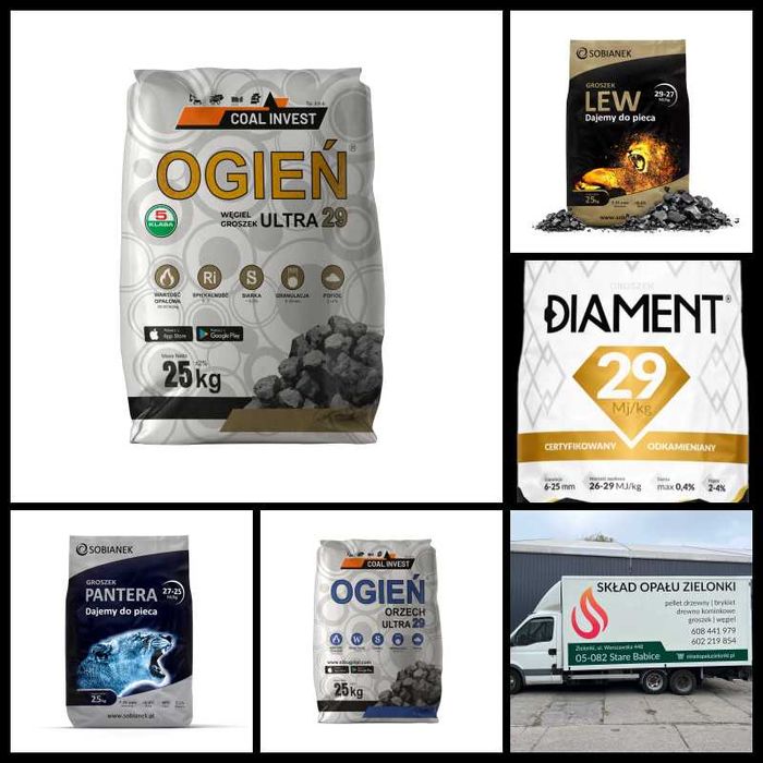 Groszek węgiel orzech Ogień LEW Bartex jakość premium