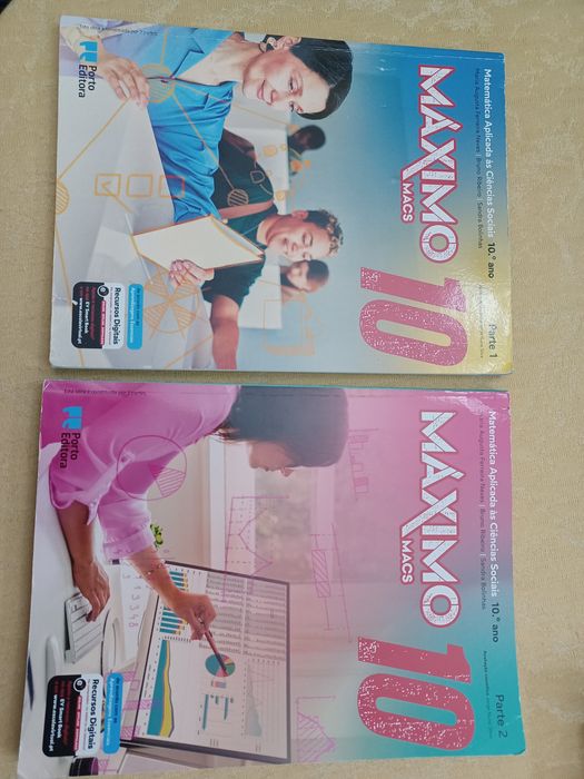 Máximo - Matemática Aplicada às Ciências Sociais - 10.º ano