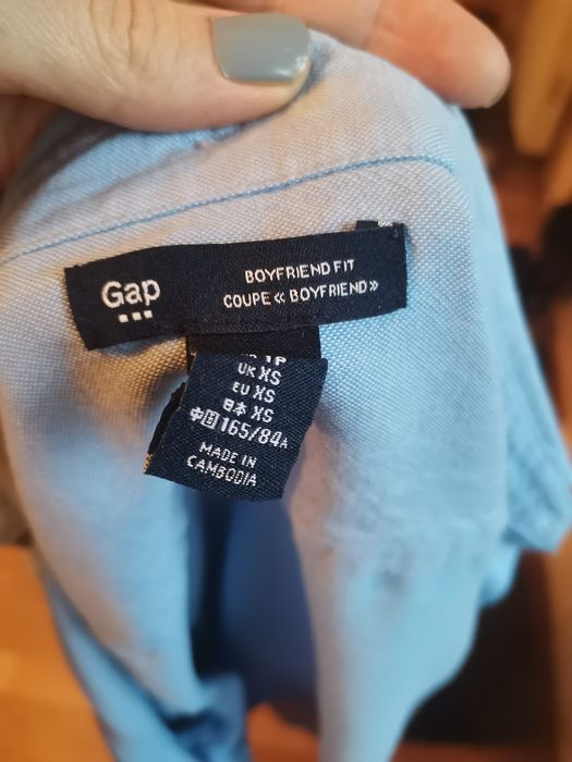 Gap boyfriend bawełniana koszula XS